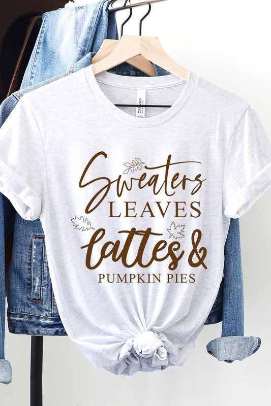 Sweaters,Leaves Graphic Tee - Body By J'ne