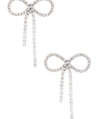 Rhinestone Iconic Bow Tie Earrings