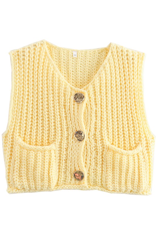 LAYLA KNITWEAR VEST - Body By J'ne
