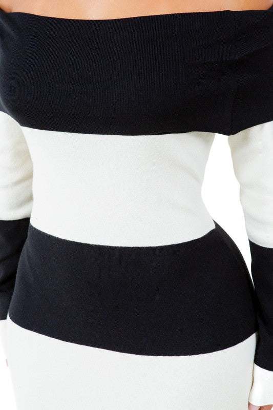 WHICH WAY KNIT DRESS - Body By J'ne