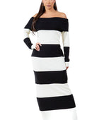 JUSTINE FITTED MAXI KNIT DRESS