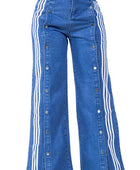 CROSS THE LINE DENIM PANTS