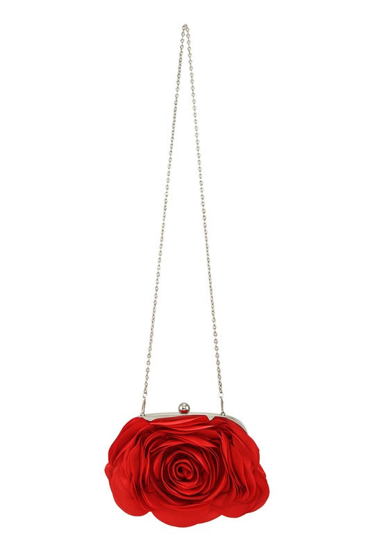 Bolso de hombro con forma de flor