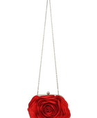 Bolso de hombro con forma de flor