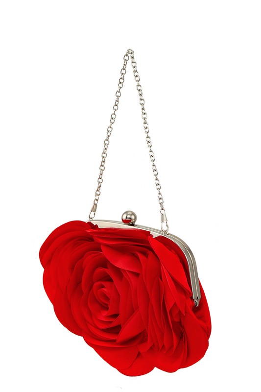 Bolso de hombro con forma de flor