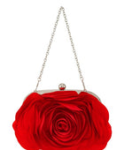 Bolso de hombro con forma de flor