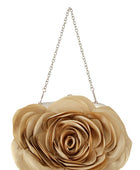 Bolso de hombro con forma de flor