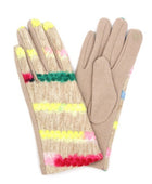 Pressed Yarn Fashion Winter Smart Gloves