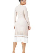 HANDLING BUSINESS LONG MAXI KNIT DRESS