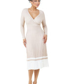 HANDLING BUSINESS LONG MAXI KNIT DRESS