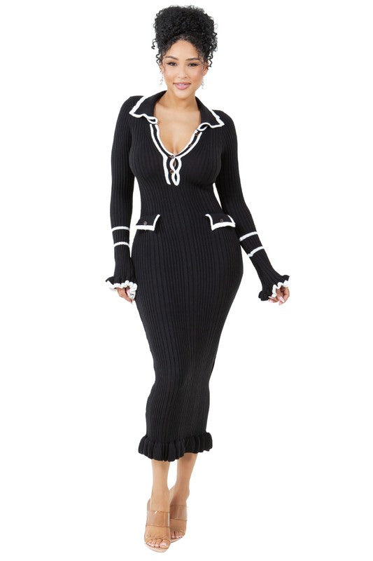 MAXI KNIT DRESS - Body By J'ne