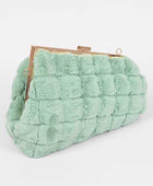 Quilted Faux Fur Iconic Swing Bag