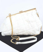 Quilted Faux Fur Iconic Swing Bag