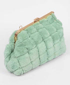 Quilted Faux Fur Iconic Swing Bag