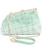 Quilted Faux Fur Iconic Swing Bag