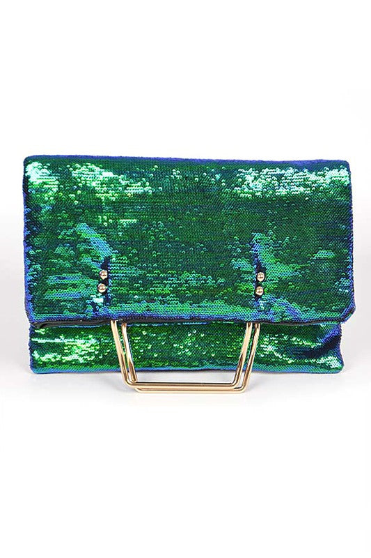 Convertible Sequins Folding Clutch - Body By J'ne