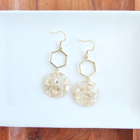 Layla Earrings - Gold Flake - Body By J'ne