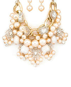 Mix Pearls Statement Oversize Necklace Set