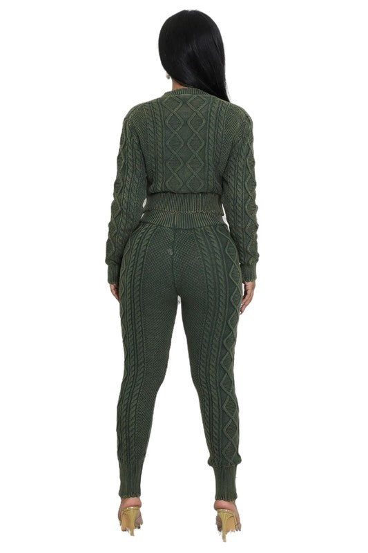 SHOWSTOPPER 2PC SWEATER PANTS SET - Body By J'ne