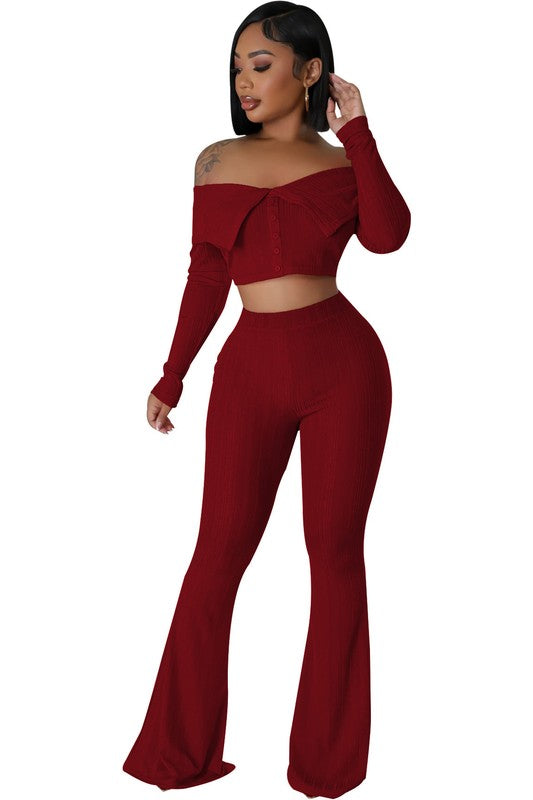 SCARLETT TWO PIECE PANTS SET