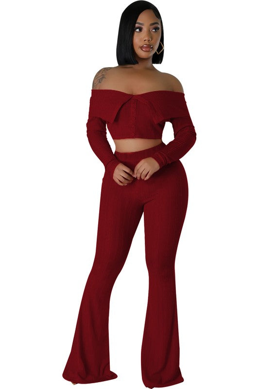 SCARLETT TWO PIECE PANTS SET