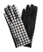 Plaid Checker Print Winter Smart Touch Gloves