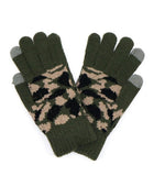 Camouflage Print Knitted Smart Gloves