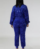 HAZEL SEQUIN TWO PIECE PANT SET