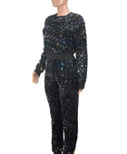 HAZEL SEQUIN TWO PIECE PANT SET