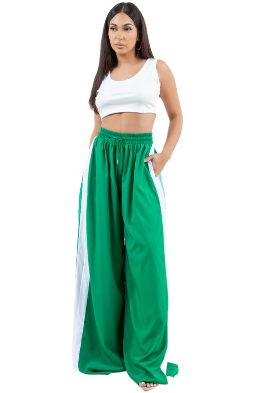 DEE DEE CASUAL WIDE LEG PANTS - Body By J'ne