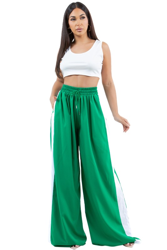 DEE DEE CASUAL WIDE LEG PANTS - Body By J'ne
