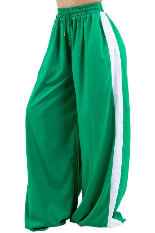 DEE DEE CASUAL WIDE LEG PANTS - Body By J'ne