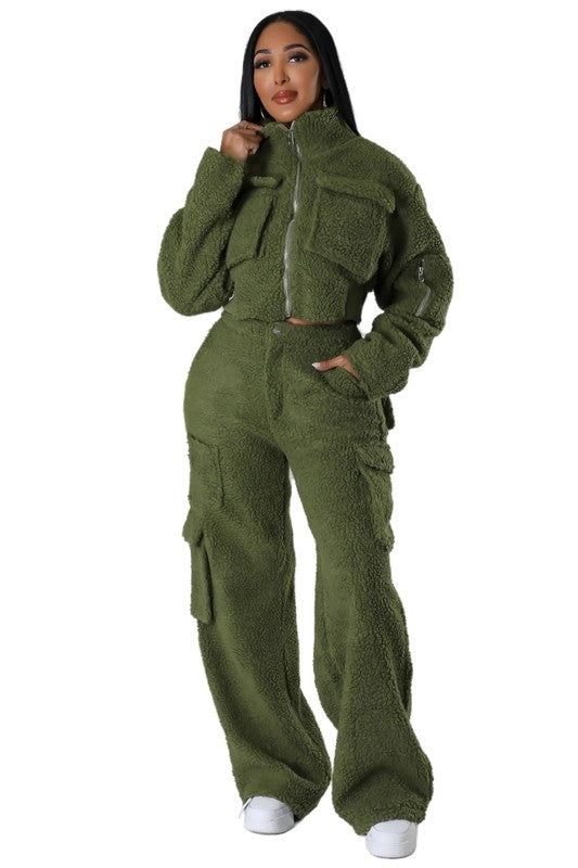 WOMEN FASHION TEDDY 2PCS SET - Body By J'ne