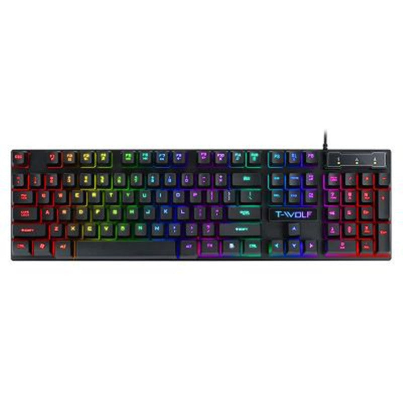 Gaming Usb Luminous Wired Keyboard - Body By J'ne