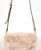 Hand Warmer Faux Fur Crossbody Bag