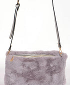 Hand Warmer Faux Fur Crossbody Bag