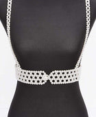 Braided Faux Pearl Harness Belt