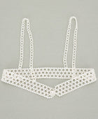 Braided Faux Pearl Harness Belt