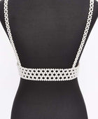Braided Faux Pearl Harness Belt