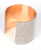 Rhinestone Pave Open Cuff