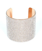 Rhinestone Pave Open Cuff