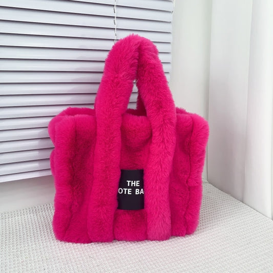 Designer Faux Fur Tote Bag - Body By J'ne