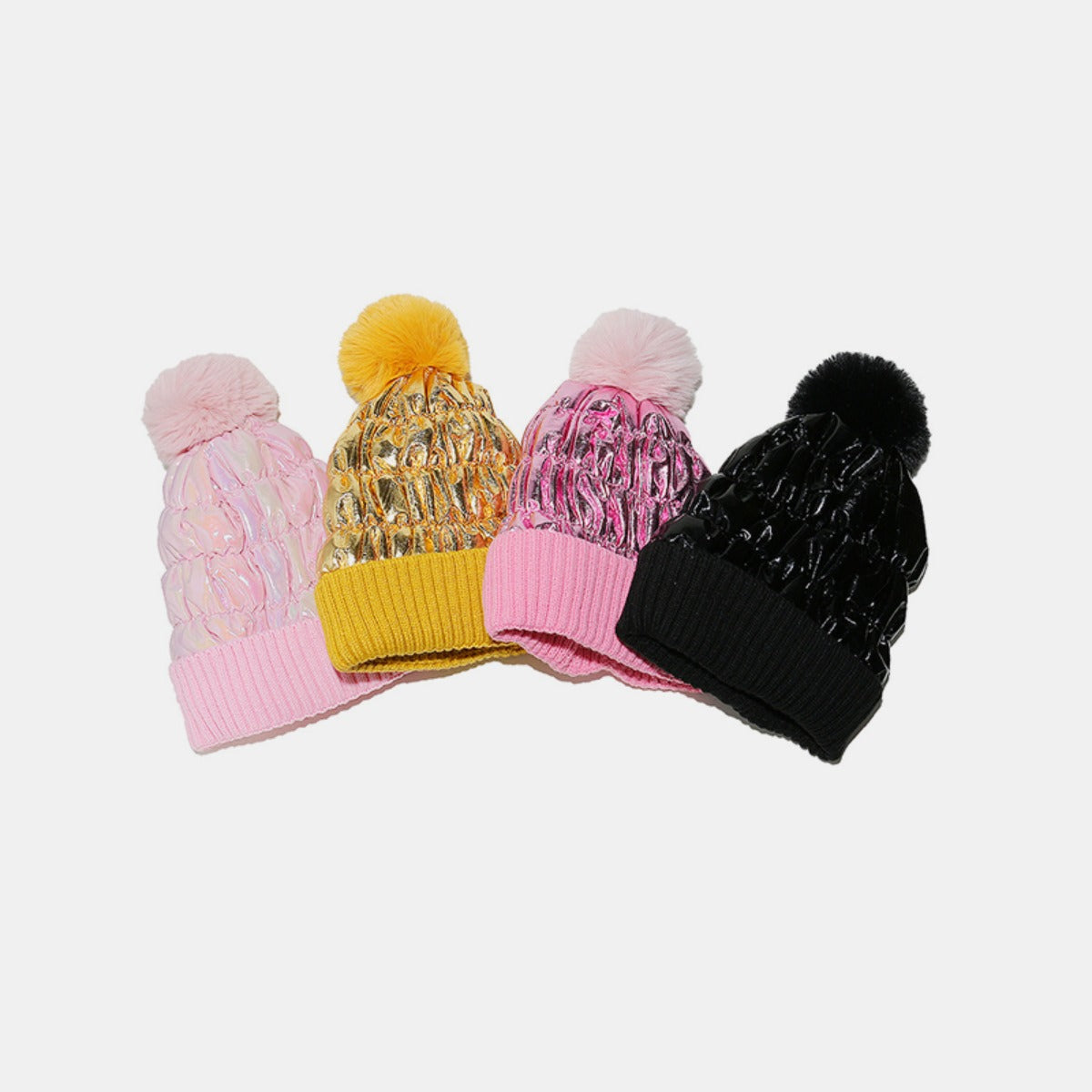 Thermal Knit Hat with Pompom - Body By J'ne