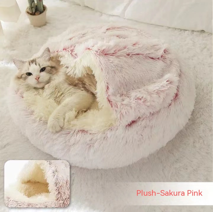 2 In 1 Dog And Cat Plush Bed - Body By J'ne