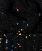 Confetti Rib-Knit Cuff Beanie