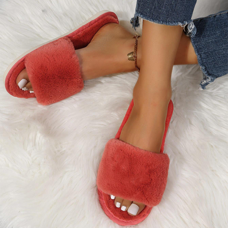 Plush Cotton Slippers