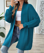 Open Front Long Sleeve Cardigan