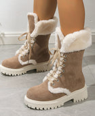 Winter Lace-up Snow Boots