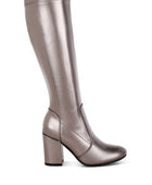 Halara Metallic Pleather Long Boots