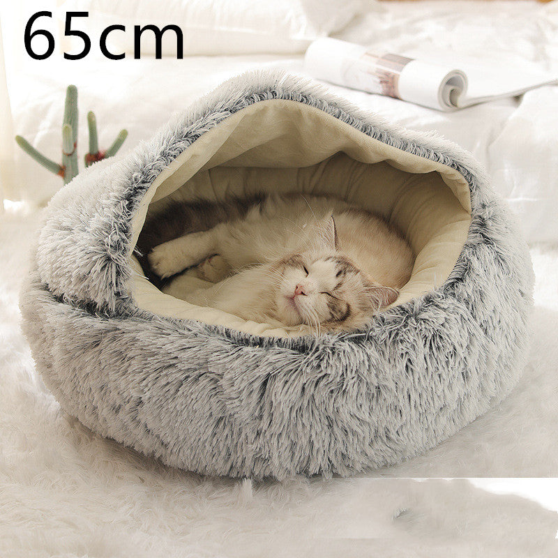 2 In 1 Dog And Cat Plush Bed - Body By J'ne